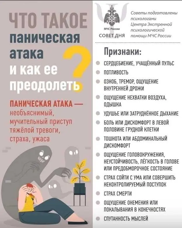 Что такое паническая атака? И как ее преодолеть …