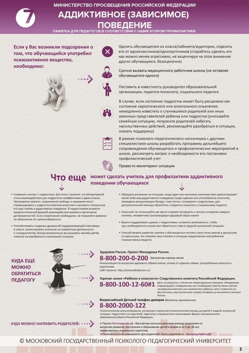 Заместителю по ВР, куратору группы, педагогу-психологу!